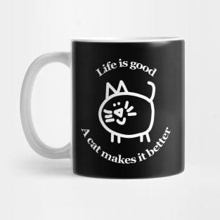 Good Cat Makes it Better for Animals Mug